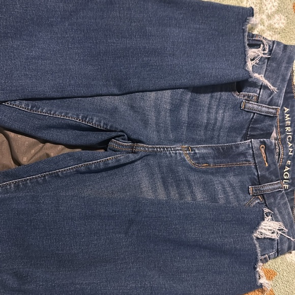 NWOT AE Next Level Curvy High-Waisted Jegging Crop size 00 - Picture 11 of 11